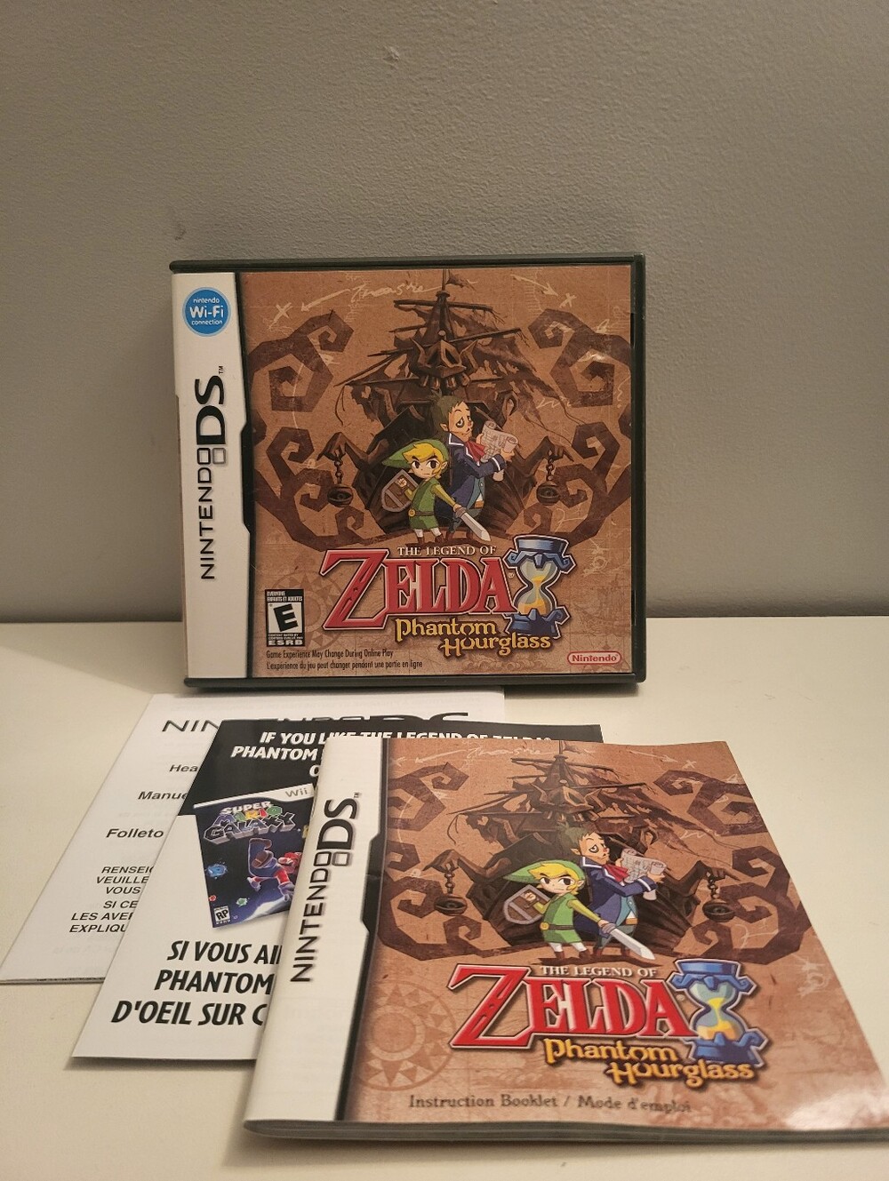 No GAME! Zelda Phantom Hourglass  - Case And Booklet Only - For Nintendo DS
